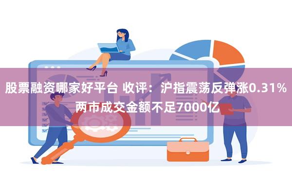 股票融资哪家好平台 收评：沪指震荡反弹涨0.31% 两市成交金额不足7000亿