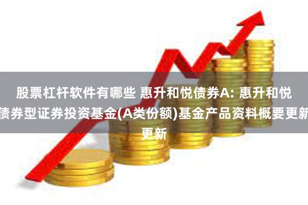 股票杠杆软件有哪些 惠升和悦债券A: 惠升和悦债券型证券投资基金(A类份额)基金产品资料概要更新