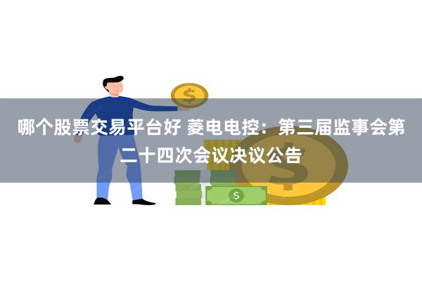 哪个股票交易平台好 菱电电控：第三届监事会第二十四次会议决议公告