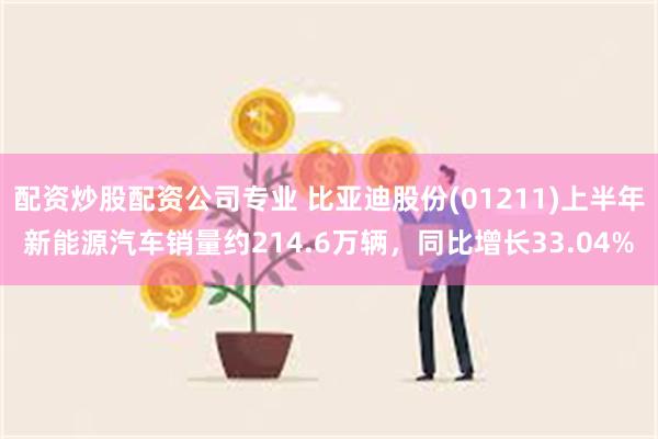 配资炒股配资公司专业 比亚迪股份(01211)上半年新能源汽车销量约214.6万辆，同比增长33.04%